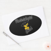 Bacteriologistのひよこ#4 楕円形シール (封筒)