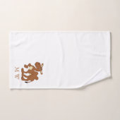 Bactrian Camel Design Monogrammed バスタオルセット (ハンドタオル)