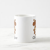 Bactrian Camel Design Personalised コーヒーマグカップ (中央)