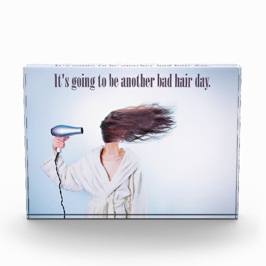 Bad おもしろい Hair Dayフォトブロック フォトブロック (正面)