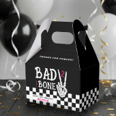 Bad 2 the Bone スケルトン ピンク 2歳の誕生日パーティー フェイバーボックス