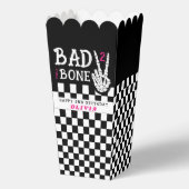 Bad 2 the Bone スケルトン ピンク 2歳の誕生日パーティー フェイバーボックス (正面)