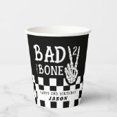 Bad 2 the Bone スケルトン 2歳の誕生日パーティー 紙コップ (正面)