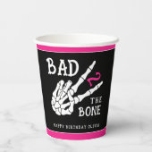 Bad 2 the Bone スケルトン 2歳の誕生日パーティー 紙コップ (裏面)
