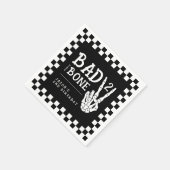 Bad 2 the Bone Skeleton 2nd Birthday Party スタンダードカクテルナプキン (角)