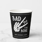 Bad 2 the Bone Skeleton 2nd Birthday Party 紙コップ (正面)