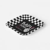 Bad 2 the Bone Skeleton Pink 2nd Birthday Party ペーパープレート (傾斜あり)