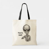 Bad Alien , You're next ! トートバッグ (裏面)
