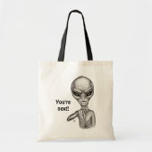 Bad Alien , You're next ! トートバッグ (正面)
