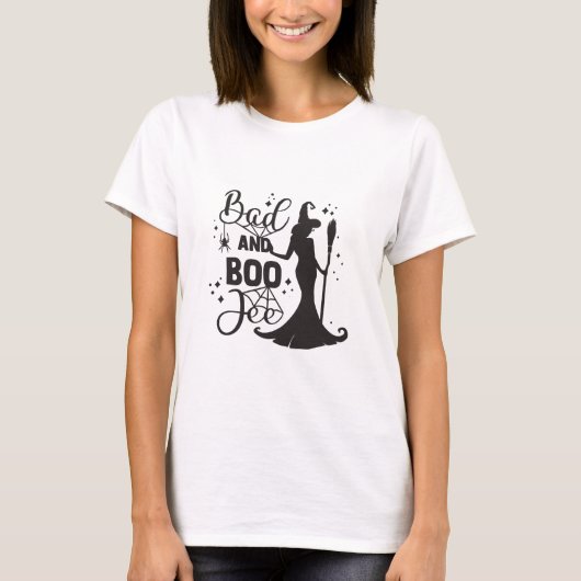 Bad and Boo Jee ハロウィン Tシャツ (正面)