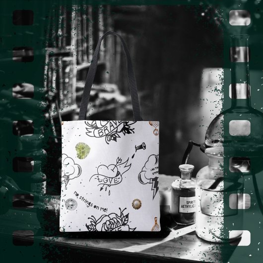 Bad and Boo-jee "I Am the Storm"ゴシック トートバッグ