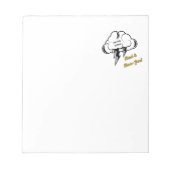 Bad and Boo-jee "I Am the Storm"ゴシック ノートパッド (正面)