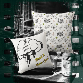 Bad and Boojee Gothic Halloween クッション