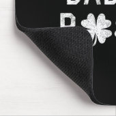 Bad And Boozy St Patricks Day Shamrock Green マウスパッド (コーナー)