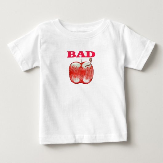 Bad AppleベビーTシャツ ベビーTシャツ (正面)