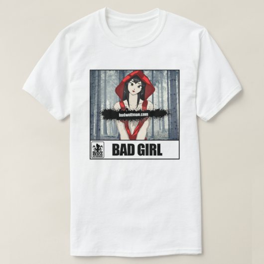 Bad Art ・Bad Girl ・ Tシャツ (デザイン正面)