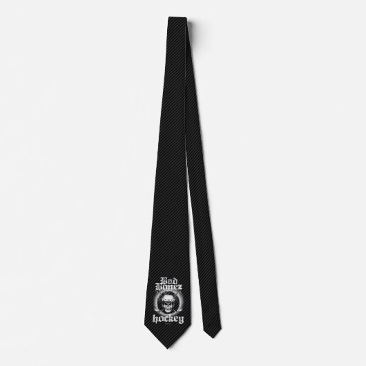 Bad Bonez Hockey tie (Dark) ネクタイ (正面)