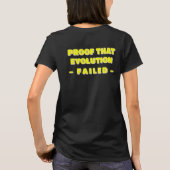 Bad Boogie 面白いTシャツ - 人間ってなぜ? Tシャツ (裏面)