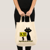 Bad Boogie Funny Tote Bag - え...あなた? トートバッグ (正面(商品))