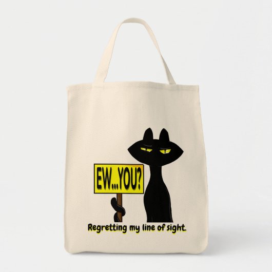 Bad Boogie Funny Tote Bag - え...あなた? トートバッグ (正面)