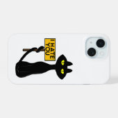 Bad Boogie -The Cat- "IHATEYOU"  おもしろiPhoneケース iPhone 15ケース (裏面横)