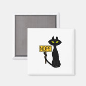 Bad Boogie -The Cat- "NOPE" 面白いマグネット マグネット (正面/裏面)