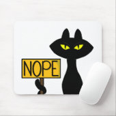 Bad Boogie -The Cat- "NOPE" 面白い マウスパッド (マウス)