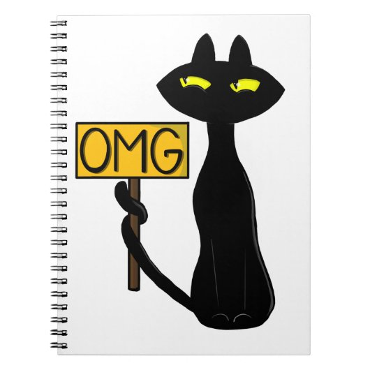 Bad Boogie -The Cat- "OMG" 楽しいノート ノートブック (正面)
