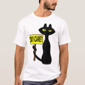 Bad Booglie 面白い 私は気にしますか? Tシャツ (正面)