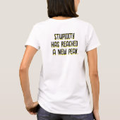 Bad Booglie Funny Are You Serius? Tシャツ (裏面)