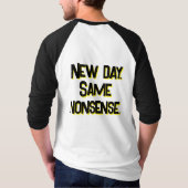 Bad Booglie Funny Not This Again Tシャツ (裏面)