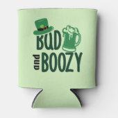 Bad & Boozy:カスタムパーソナライズされたGolf Irish Beer 缶クーラー (正面)