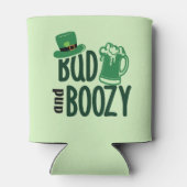 Bad & Boozy:カスタムパーソナライズされたGolf Irish Beer 缶クーラー (裏面)