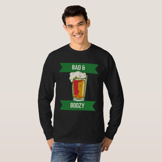 Bad & Boozy  6 Tシャツ (正面フル)