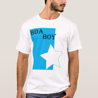 Bad Boy グラフィックTシャツ | クールブルースタータイポグラフィ Tシャツ