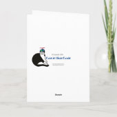 Bad Boy Cat in Shades カード (裏面)