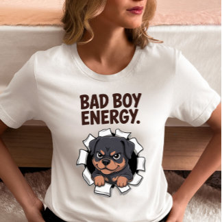 Bad Boy Energy Rottweiler  トライブレンドＴシャツ