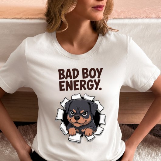 Bad Boy Energy Rottweiler  トライブレンドＴシャツ