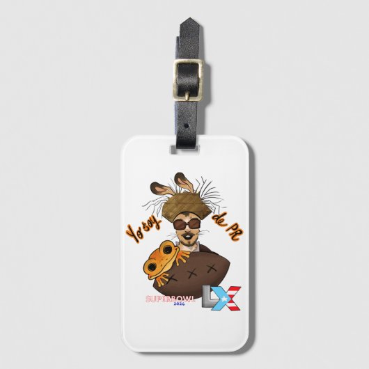 Bad Bunny ラゲッジタグ (正面縦)