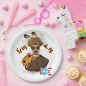 Bad Bunny Super Bowl ペーパープレート (パーティー)