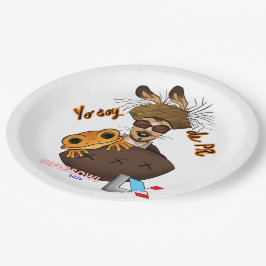 Bad Bunny Super Bowl ペーパープレート