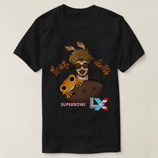 Bad Bunny SuperBowl Tシャツ (デザイン正面)