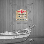 Bad Buoy Nauti Girl Funny Nautical Fishing ドアサイン<br><div class="desc">A bad "buoy" lives here with his "nauti" girl!! Funny nautical saying with personalization of couple's names.</div>