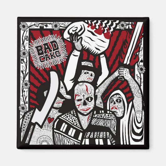 Bad Cake Albumカバーマグネット マグネット (正面)