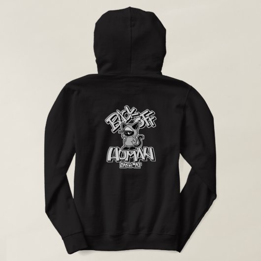 BAD CAT SERIES – Street Rebel Cat パーカ (デザイン裏面)