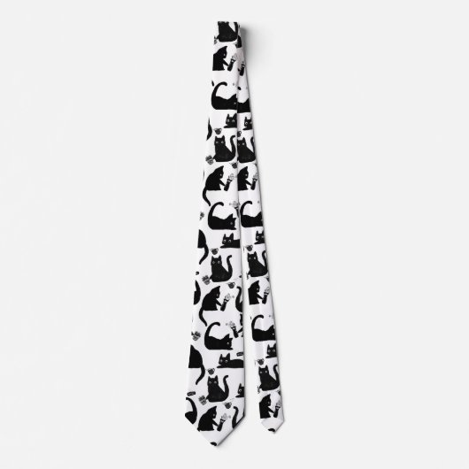 Bad Cats Knocking Stuff Over ネクタイ (正面)