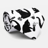 Bad Cats Knocking Stuff Over ネクタイ (ロール)