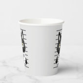 Bad Cattitude - Black Cat Mugshot 紙コップ (左)