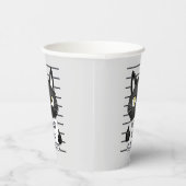 Bad Cattitude - Black Cat Mugshot 紙コップ (右)