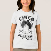 Bad Cinco De Drinkoおもしろい, Cinco De Mayo Shirt Ta トライブレンドＴシャツ (正面)